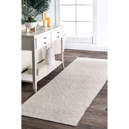 Nuloom Lorretta Geometric Cotton Area Rug 2ft 6in x 8ft HMCO6B-2608